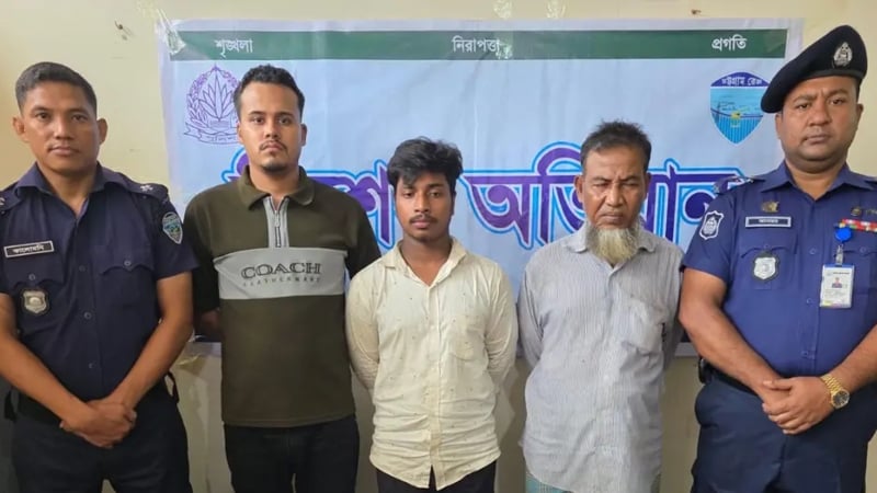 ‘বাবা হাসপাতালে ভর্তি’ বলে শিশু অপহরণ, গ্রেপ্তার ৩