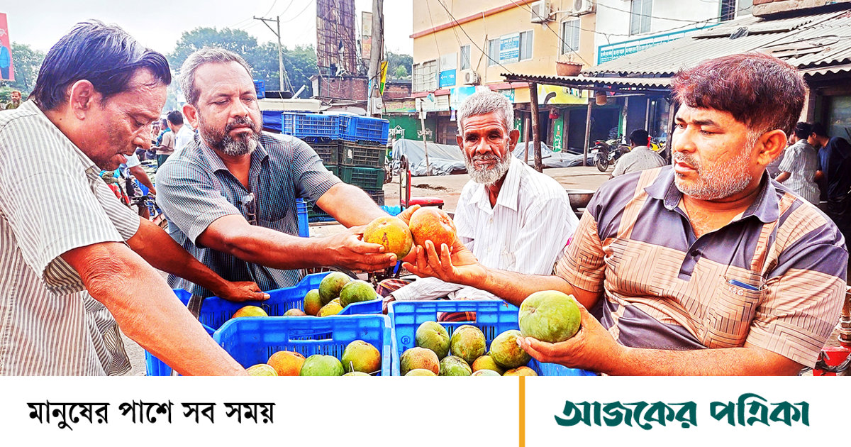 বানেশ্বর হাট: আমের বাজার এখনো জমজমাট