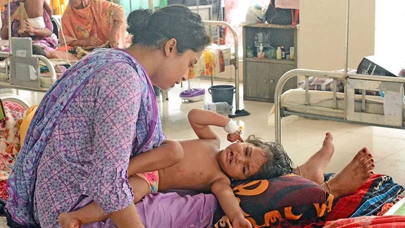 হামের উপসর্গ নিয়ে আরও ৫ শিশুর মৃত্যু